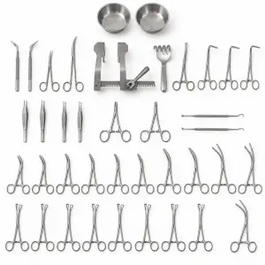 Conjunto de Instrumentos para Ressecção Pulmonar em Procedimentos Pulmonares de Cirurgia Geral