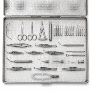 Conjunto de Instrumentos para Extração de Catarata Phacofracture 37 Peças
