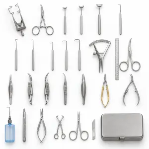 Strabismus Muscle Surgery Instrument Set 28-Piece for Ophthalmic Procedures (090210744)