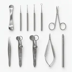 11-Piece Ophthalmic Chalazion Surgery Instrument Set for Microsurgical Eyelid Procedures (090210753)