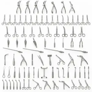 SMR Instrument Set for Septoplasty and Submucous Resection Surgery (88-Piece Set, 56 Types) (090210774)
