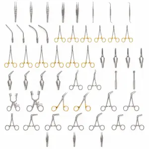 Carotid Endarterectomy Instrument Set with Scissors Forceps Micro for Surgical Sets