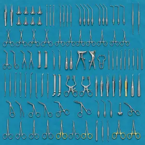 Conjunto de Instrumentos para Timpanoplastia e Microcirurgia de Ouvido 102 Peças ORL e Maxilofacial