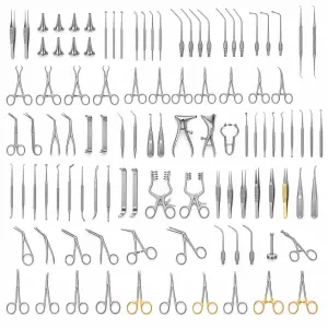Tympanoplasty Micro Ear Surgery Instrument Set ENT and Maxillofacial (98-Piece Set, 65 Types) (090210790)