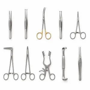 ENT Vein Stripping Vascular Tray 10-Piece Surgical Instrument Set (090210795)