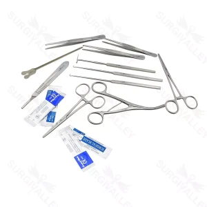 ENT Tracheostomy Instrument Set for Surgical Procedures (15-Piece Set, 10 Types) – surgivalley (090210092)