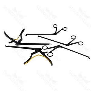 Pinza gubia Kerrison Ferris-Smith, longitud de trabajo de 280mm, angulada hacia arriba 40º, mordida de 3.0mm, mango ergonómico con anillas – surgivalley (011210021)