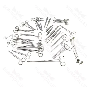Appendectomy Instrument Set for General Surgery (40-Piece Set, 23 Types) – surgivalley (090210010)