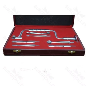 Conjunto Completo de Broca Hudson para Conjuntos Cirúrgicos de Cirurgia Geral