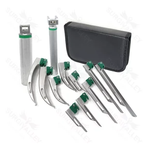 New Premium Fiber Optic Mac & Miller Laryngoscope Se Set – surgivalley (083030001)