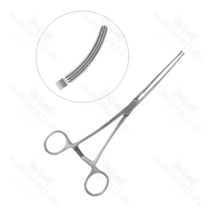 Doyen Atraumatic Forceps Elastic Blades Straight & Curved 17.1cm – surgivalley (001210185)