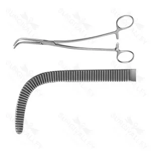 Gray Cystic Gall Duct Forceps Tip Short Curved 22.2 cm – surgivalley (001210190)