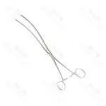 Kocher Intestinal Forceps Hemostatic Intestinal Instrument Curved 26.7cm