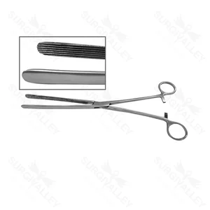 Mayo-Robson intestinal forceps 10 straight jaws ring handle – surgivalley (002210125)