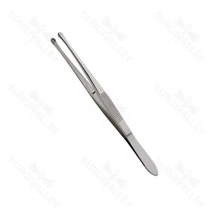 Mayo‑Russian Gewebezange 9" gerade fenestrierte Spitzen Flachgriff