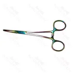 Rochester Carmalt Forceps Straight 8 Rainbow Coated