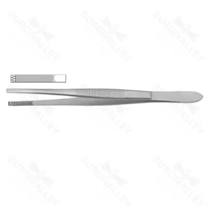 Stille Barraya Curved Forceps 3 X 4 Teeth 185mm Non Sterile Reusable – surgivalley (011210048)