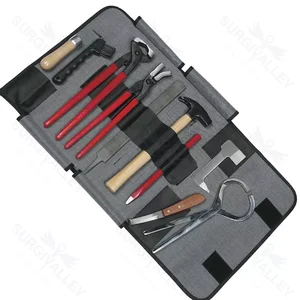 Farrier Tool Kit with Carrying Case for Veterinary Hoof Care Specialists – surgivalley (090210124)