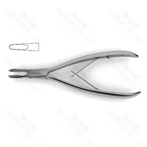 Adson rongeur 8 curved jaws 7.0mm bite, spring handle – surgivalley (027210027)