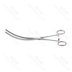 Doyen intestinal forceps 9 straight serrated jaws ring handle – surgivalley (001210116)