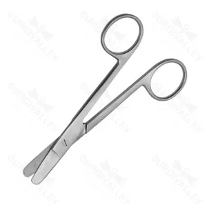 Tijeras para alambre Harvey rectas, 1 hoja dentada, tijeras quirúrgicas veterinarias – surgivalley (002210061)