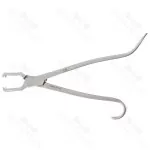 Pinzas de Sujeción Ósea Kern 8 1/2" mandíbulas rectas con trinquete