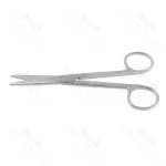 Mayo dissecting scissors 9 curved beveled blades blunt tips ring handle