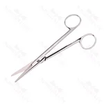 Stille Surgical Scissors Curved 17.1 cm (6.7) TC (Gold Handle)