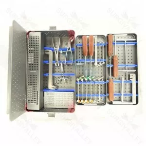 Kit de Instrumentos Veterinários para Cirurgia Ortopédica Mini Micro Fragmentos