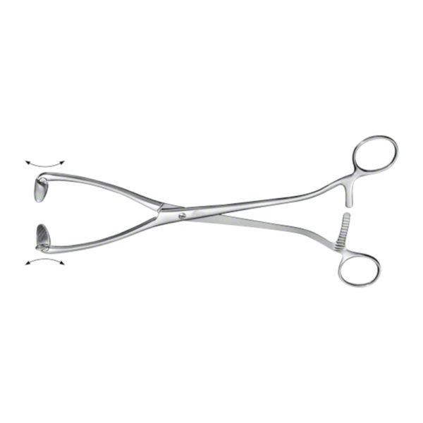 COLLIN Uterine Elevating Forceps Movable Jaw