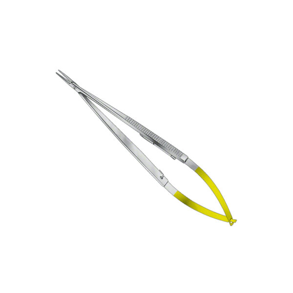 DUROGRIP TC CASTROVIEJO Micro Needle Holder Flat Handle 2
