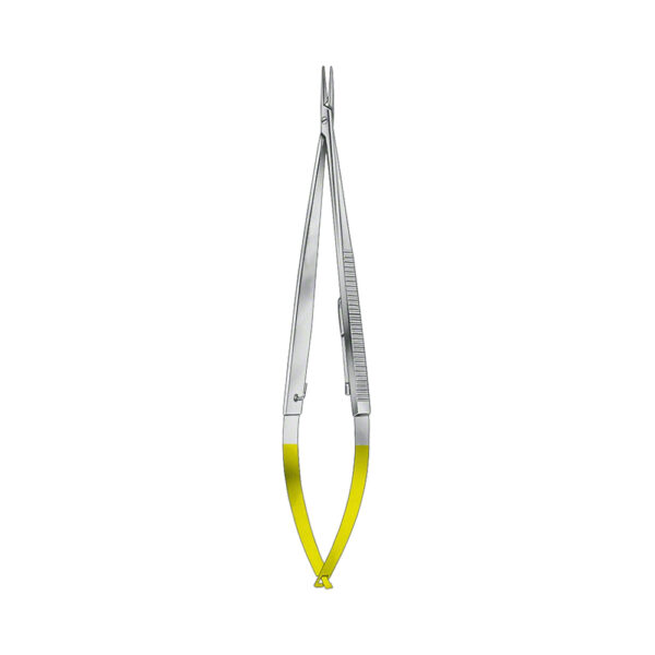 DUROGRIP TC CASTROVIEJO Micro Needle Holder Flat Handle 3