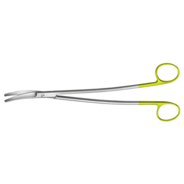 TC Hysterectomy Scissors curved