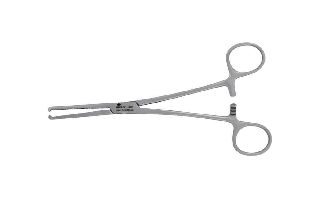 KOCHER OCHSNER Hemostatic Forceps straight 200 mm 7 7 8 toothed 1x2 Surgivalley Complete Range of Medical Devices Manufacturer