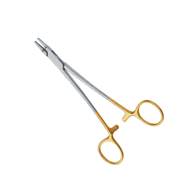 DUROGRIP TC FRENCH Eye Needle Holder 2