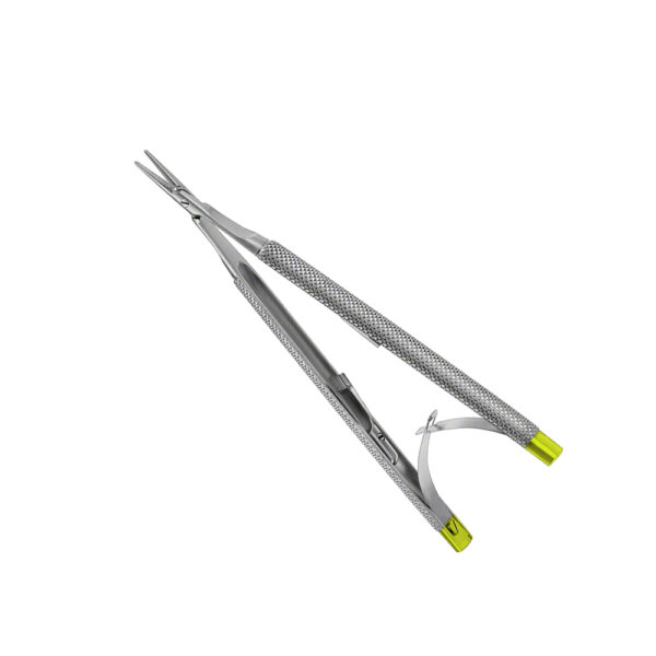 Dia Dust GLASSER Micro Needle Holder Round Handle W Catch 2