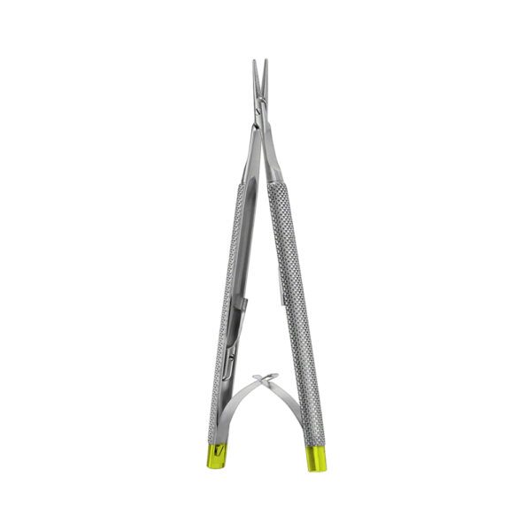 Dia Dust GLASSER Micro Needle Holder Round Handle W Catch 3